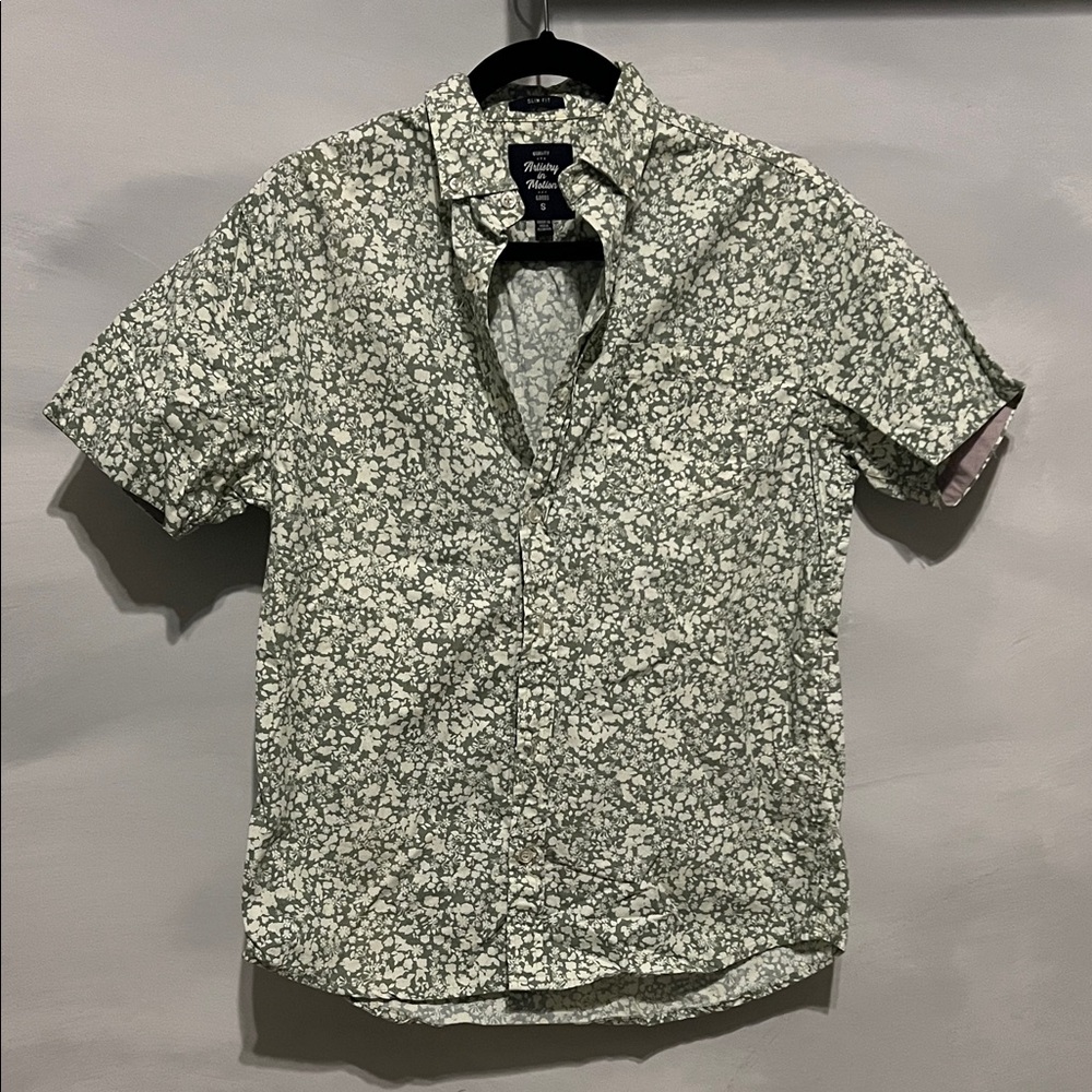 Floral Men's Button Down Shirt